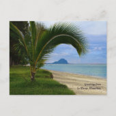 モーリシャス・ル・モーヌからのご挨拶 ポストカード (正面)