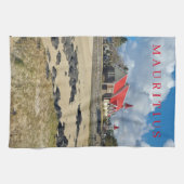 モーリシャス・レッド・チャーチ・ビュー・ティー・タオル キッチンタオル (横)