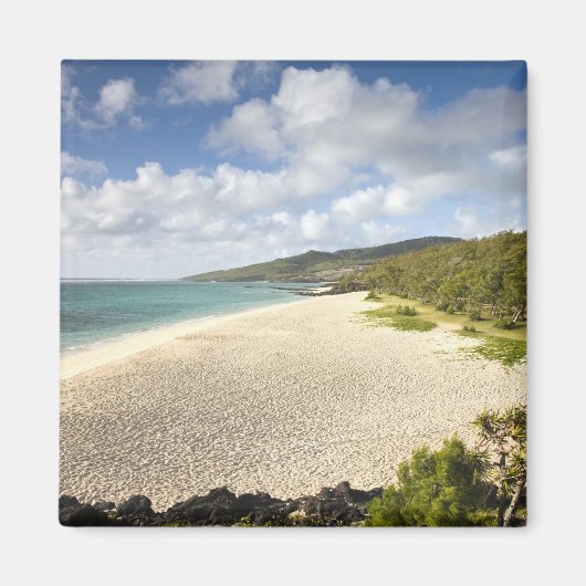 モーリシャス、ロドリゲス島、セントフランソワ マグネット (正面)