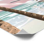 モーリシャス・ヴィンテージ旅行ポスター ポスター (角)