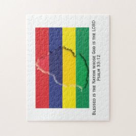 モーリシャス|国賛美民|モーリシャス旗 ジグソーパズル