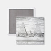 モーリスの二ピラミッド、エジプト王と彼の マグネット (正面/裏面)