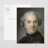 モーリスポートレート、コメット・ド・サクス1747 ポストカード (正面/裏面)