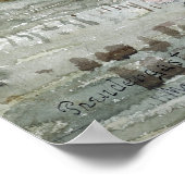 モーリス雨の中のブラジルのプレンダーガスト傘 ポスター (角)