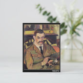モーリス・ウトリロポートレート1921 ポストカード (スタンド正面)