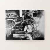 モーリス・ガリン優勝1903年ツアーデフランス ジグソーパズル (横)