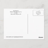 モーリス・クエンティン・デ・ラ・ツアーセルフポートレート ポストカード (裏面)