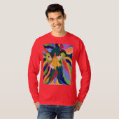 モーリス・グリーン・オン・レッド Tシャツ (正面フル)