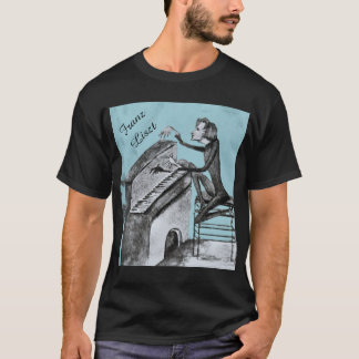 モーリス・サンドによるフランツ・リストのユニークなスケッチ 1837年 Tシャツ