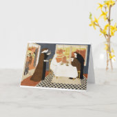 モーリス・デニスのエンマウス巡礼者 カード (黄色い花)