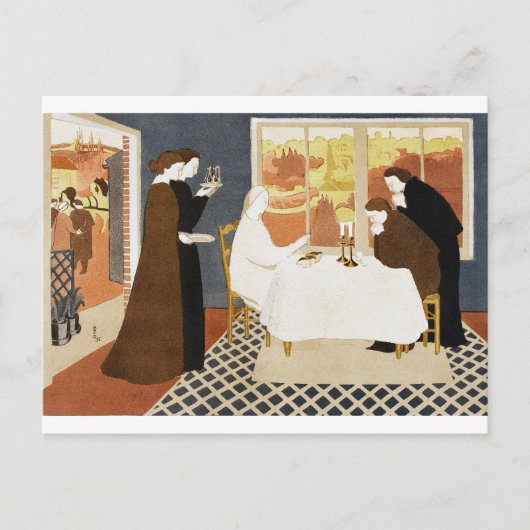 モーリス・デニスのエンマウス巡礼者 ポストカード (正面)