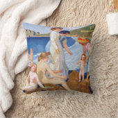 モーリス・デニス海水浴 クッション (ブランケット)