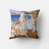 モーリス・デニス海水浴 クッション (裏面)