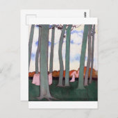 モーリス・デニス・グリーン・ツリーズ ポストカード (正面/裏面)