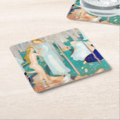 モーリス・デニス・スプリングタイム スクエアペーパーコースター (アングル)