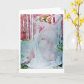 モーリス・デニス、デイジーで冠を飾ったニンフ カード (黄色い花)