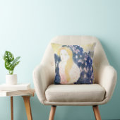 モーリス・デニス・ピンク・ドレスの女性 クッション (椅子)