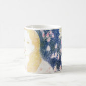 モーリス・デニス・ピンク・ドレスの女性 コーヒーマグカップ (中央)