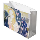 モーリス・デニス・ピンク・ドレスの女性 ラージペーパーバッグ (裏面アングル)