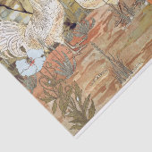 モーリス・ピラードヴェルヌイユ L'aのCoqs et poules 薄葉紙 (詳細)