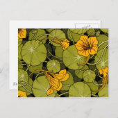 モーリス・ピラール( dit Verneil )フローラ・アール・ヌーヴェア ポストカード (正面/裏面)