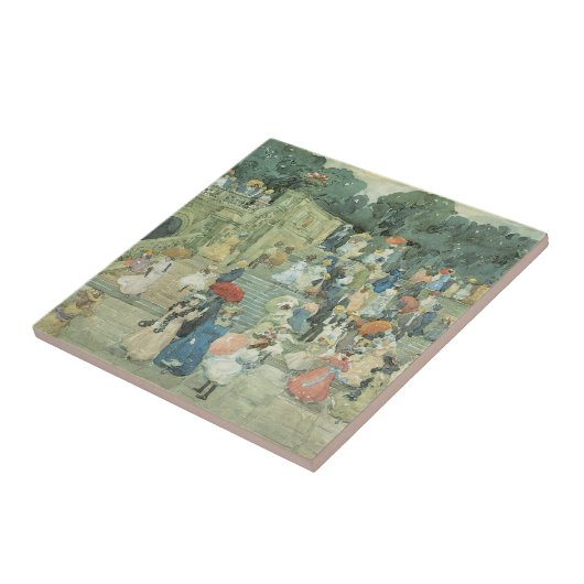 モーリス・プレンダガストによるセントラルパークのザ・モール タイル (側面)