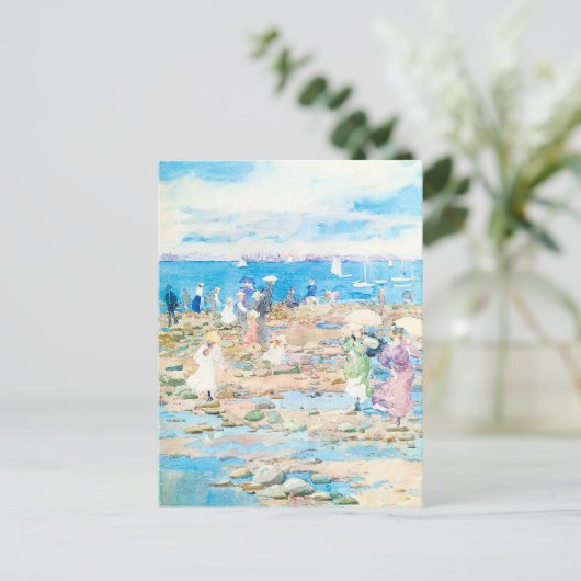 モーリス・プレンダガストの夏の訪問者たち ポストカード (スタンド正面)