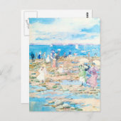 モーリス・プレンダガストの夏の訪問者たち ポストカード (正面/裏面)