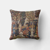 モーリス・プレンダガストの秋、ヴィンテージ ファイン アート クッション (裏面)