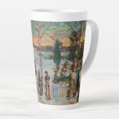 モーリス・プレンダガストの「四月の雪」ヴィンテージ・アート カフェラテマグ (右アングル)