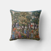 モーリス・プレンダガストの「木の下で」- 美術 クッション (裏面)