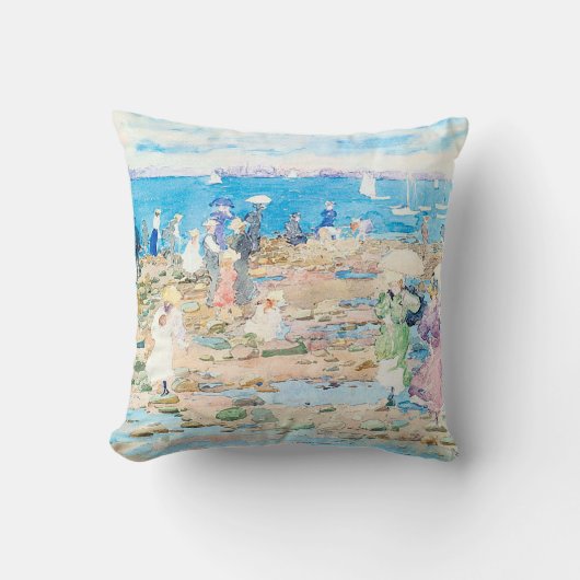 モーリス・プレンダーガスト夏の訪問者 クッション (正面)