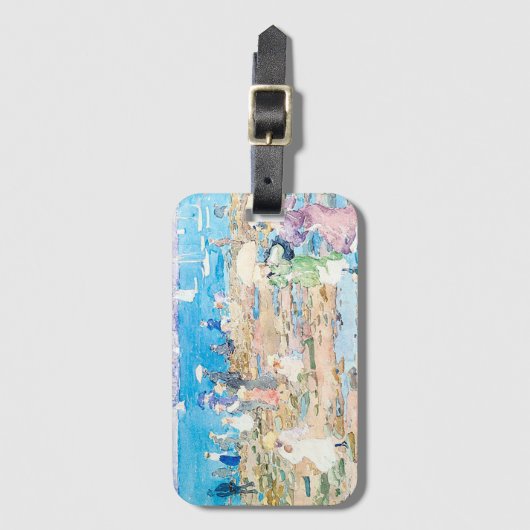 モーリス・プレンダーガスト夏の訪問者 ラゲッジタグ (正面縦)
