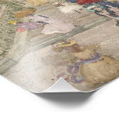 モーリス・プレンダーガスト – ザテラス橋,セントラル フォトプリント (角)