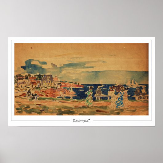 モーリス・プレンダーガスト・ゼディング・アート・ポスター#596 ポスター (正面)
