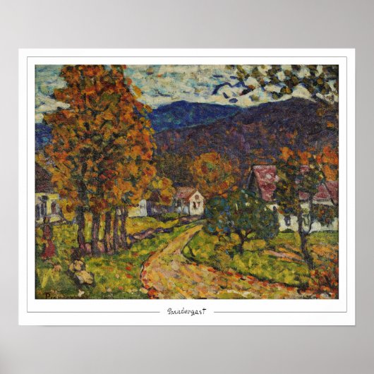 モーリス・プレンダーガスト・ゼディング・アート・ポスター#638 ポスター (正面)