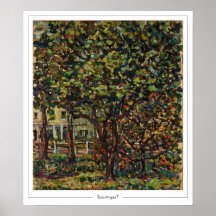 モーリス・プレンダーガスト・ゼディング・アート・ポスター#639