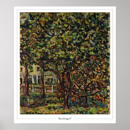 モーリス・プレンダーガスト・ゼディング・アート・ポスター#639 ポスター (正面)