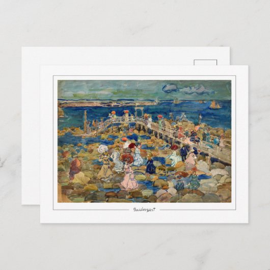 モーリス・プレンダーガスト#159 -ファインアートはがき ポストカード (正面/裏面)