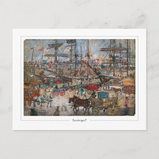 モーリス・プレンダーガスト#497 -ファインアートはがき ポストカード (正面)