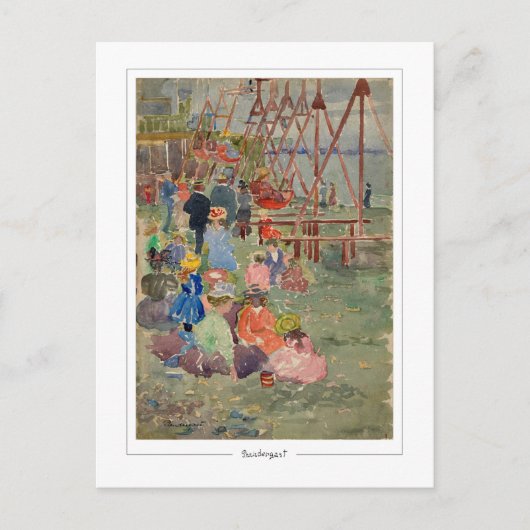 モーリス・プレンダーガスト#60 -ファインアートはがき ポストカード (正面)