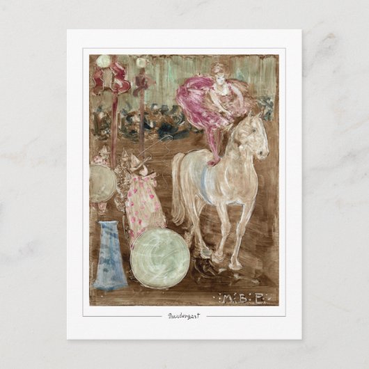 モーリス・プレンダーガスト#612 -ファインアートはがき ポストカード (正面)