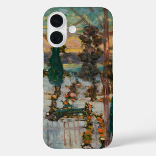 モーリス・プレンデガストの「四月の雪」ヴィンテージ・アート iPhone 16ケース