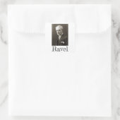 モーリス・ラベルポートレート（1925年c.） スクエアシール (バッグ)