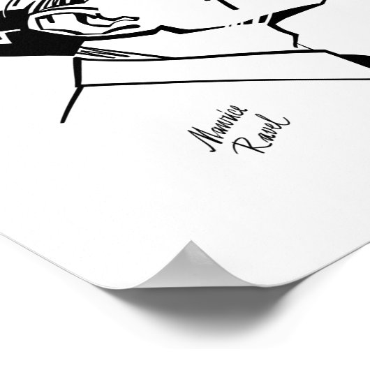 モーリス・ラベル ポスター (角)