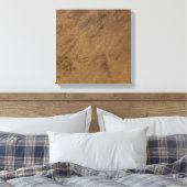 モーリタニアのテヌマークレーター キャンバスプリント (インサイチュ (寝室))