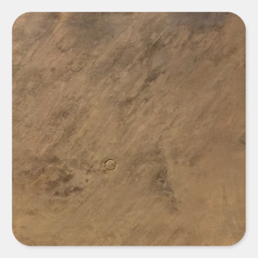 モーリタニアのテヌマークレーター スクエアシール (正面)