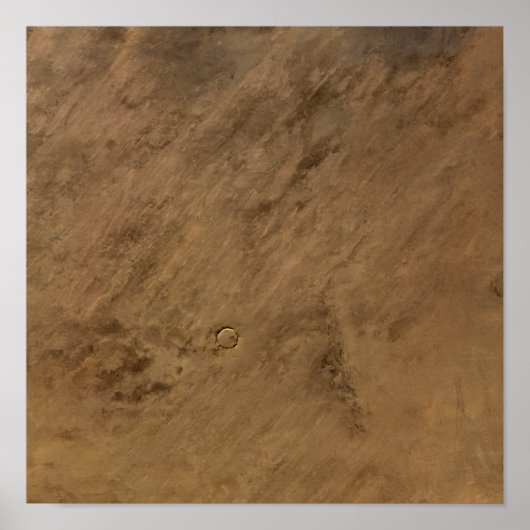 モーリタニアのテヌマークレーター ポスター (正面)