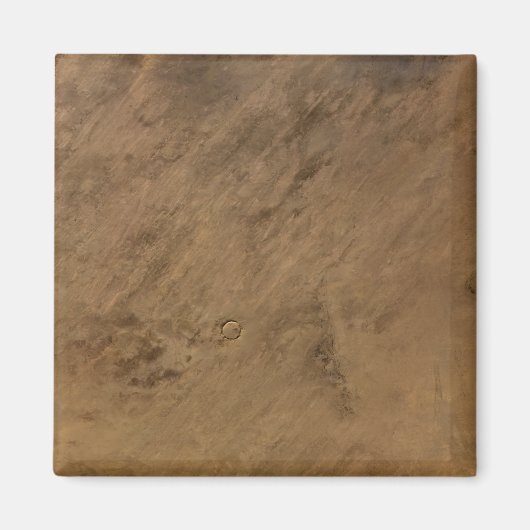 モーリタニアのテヌマークレーター マグネット (正面)