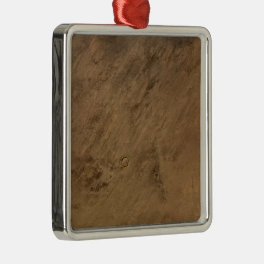 モーリタニアのテヌマークレーター メタルオーナメント (右)